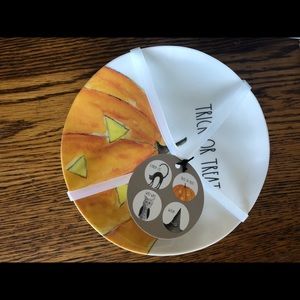Rae Dunn Halloween Trick or Treat Melamine Plates